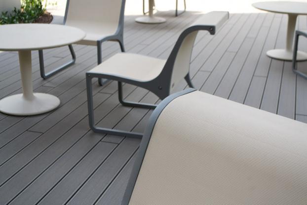 Concret set met tafel