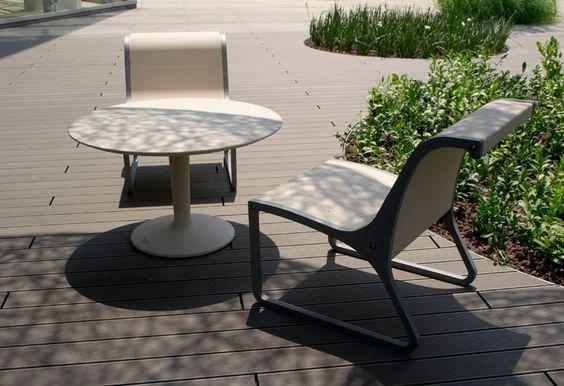 Concret set met tafel
