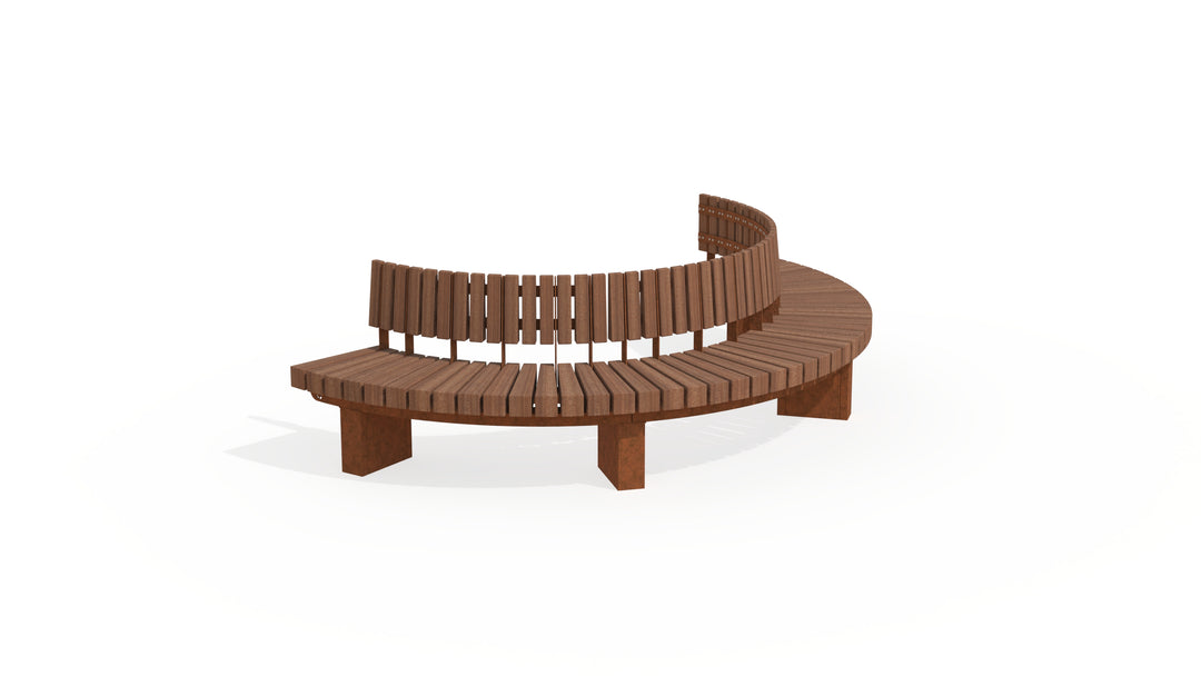 Bank BRUUT (half)rond