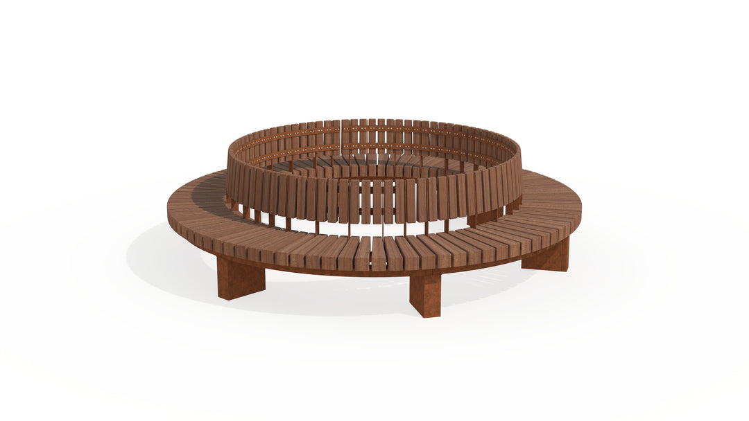 Bank BRUUT (half)rond