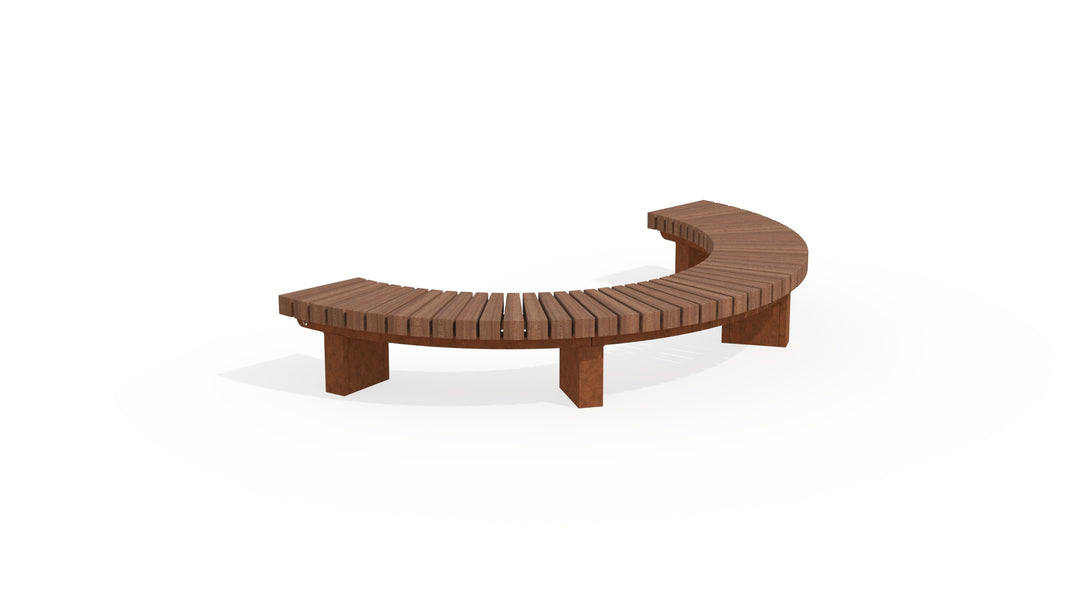 Bank BRUUT (half)rond