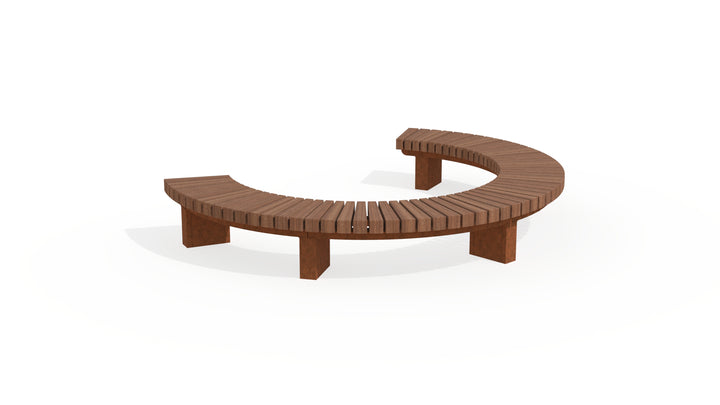 Bank BRUUT (half)rond